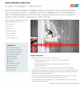 Audio Exception Detection in Sault Ste Marie,  MI